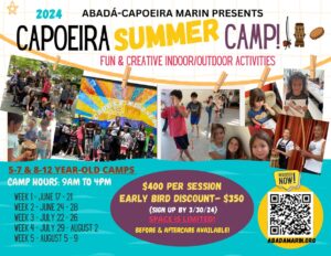 capoeira summer camp 2024 registration and detailed information